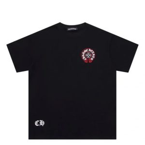Black And Red Chrome Hearts Shirt​