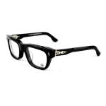 Black Chrome Heart Glasses​