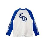 Blue And White Chrome Heart Shirt​