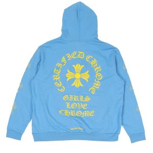 Blue Chrome Hearts Hoodie​