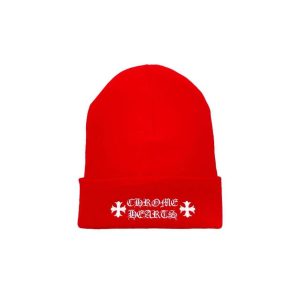 Chrome Heart Beanie Red​