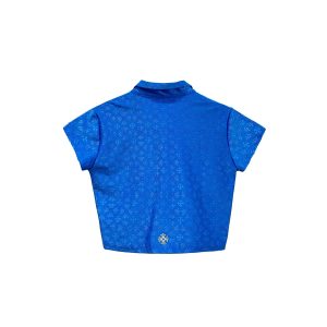 Chrome Hearts Blue Polo Shirt​