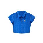 Chrome Hearts Blue Polo Shirt​