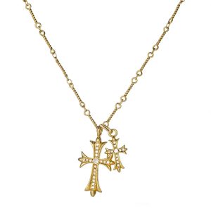 Chrome Hearts Double Cross Necklace​