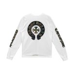 Chrome Hearts Horse Shoe Long-Sleeve T-Shirt 'White Camo'