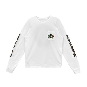 Chrome Hearts Horse Shoe Long-Sleeve T-Shirt 'White Camo'