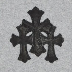 Chrome Hearts Leather Cross Hoodie​