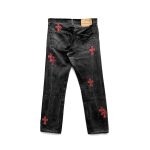 Chrome Hearts Red Cross Jeans​