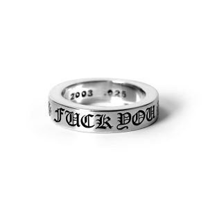 Chrome Hearts Rings Fuck U​
