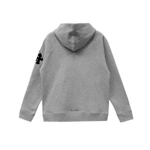 Grey Chrome Hearts Hoodie​