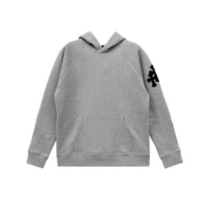 Grey Chrome Hearts Hoodie​