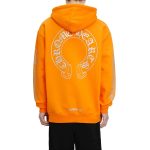 Orange Chrome Heart Hoodie​