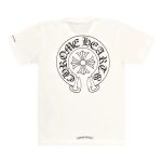 White Chrome Heart Shirt​