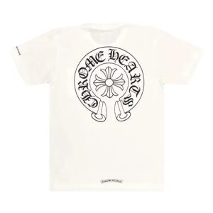 White Chrome Heart Shirt​