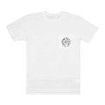 White Chrome Heart Shirt​