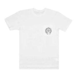 White Chrome Heart Shirt​