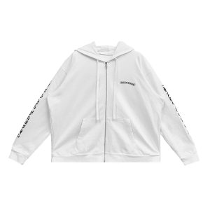 White Chrome Hearts Hoodie​