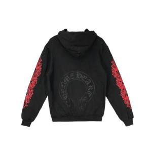 Black Pink Sword Chrome Hearts Hoodie