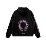 Black Pink Sword Chrome Hearts Hoodie