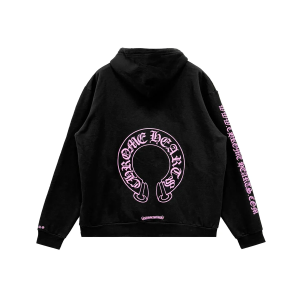 Black Pink Sword Chrome Hearts Hoodie