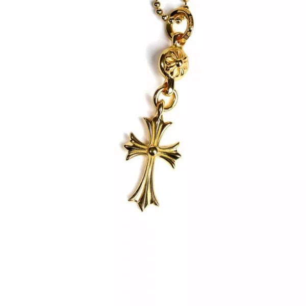 Chrome Hearts Charm Cross Pendant Necklace Chrome Hearts Charm Cross Pendant Necklace