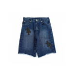 chrome heart denim shorts​