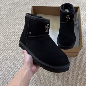 BLACK Uggs By Chrome Hearts