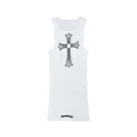 Chrome Hearts White Rib Tank Top