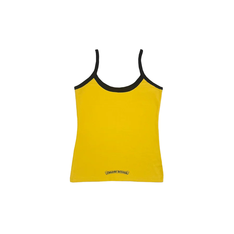 Chrome Hearts Yellow & Black Horseshoe Tank Top Chrome Hearts Yellow & Black Horseshoe Tank Top