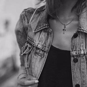 Chrome Hearts CH Cross Baby Fat Pendant