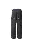 Chrome Heart Baggy Star Jeans Black