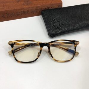 Chrome Hearts Darlin’ Camo Brown Crystal Glasses
