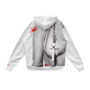 Chrome Hearts Laurie Lynn Stark Love You Red Letter Portrait Hoodie