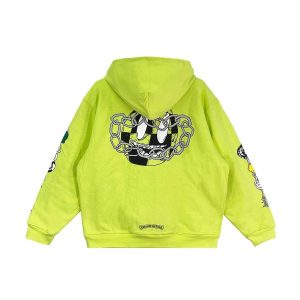 Chrome Hearts Matty Boy Green Zip-Up Hoodie