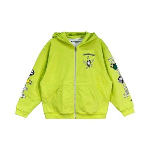Chrome Hearts Matty Boy Green Zip-Up Hoodie