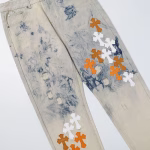 Chrome Hearts St Barth Tie Dye Denim Jeans
