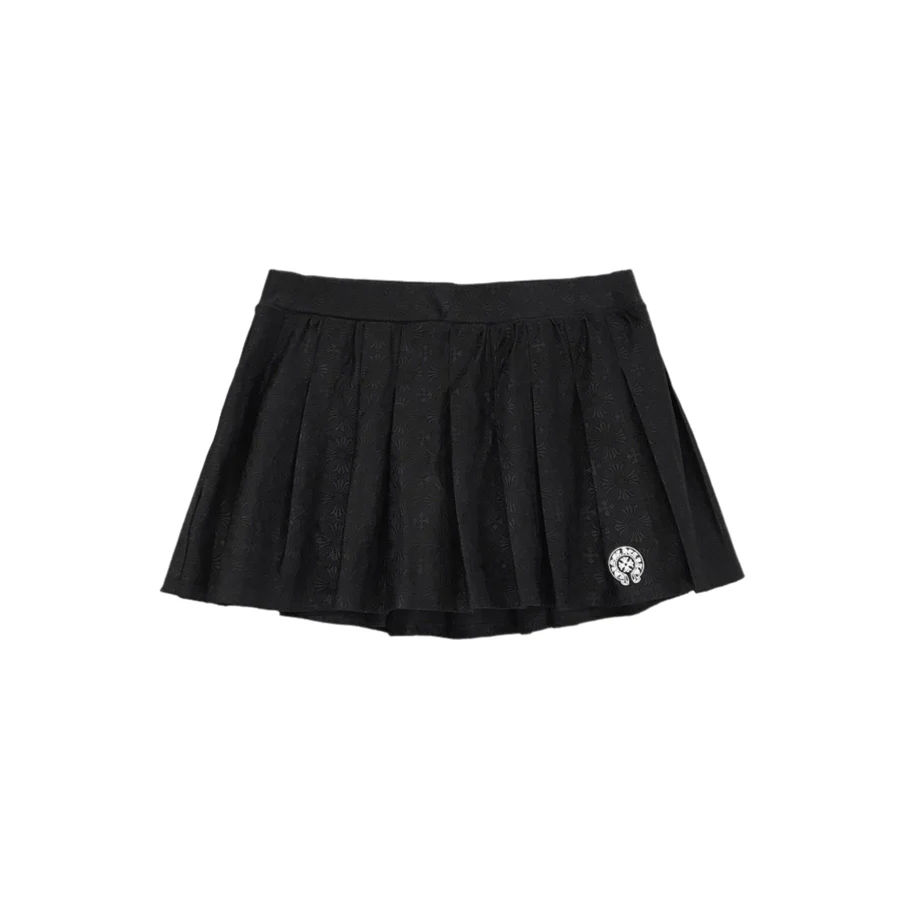 Chrome Hearts Horseshoe Black Tennis Skirt Chrome Hearts Horseshoe Black Tennis Skirt