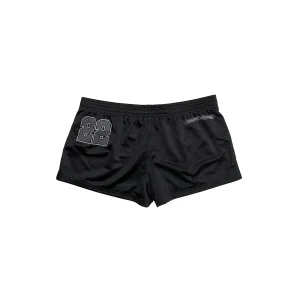 Chrome Hearts Black Mesh Number "22" Logo Shorts