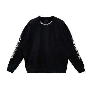 Chrome Hearts Neck Black Sweatshirt