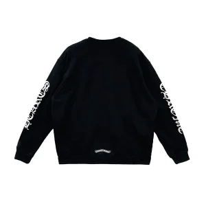 Chrome Hearts Neck Black Sweatshirt
