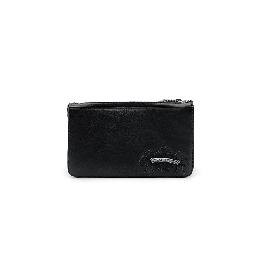 Triple Cross Patch Shoulder Bag