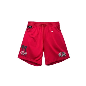 Chrome Hearts Red Mesh Shorts