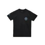 Chrome Hearts Triple Cross Logo Short Sleeve T-shirt