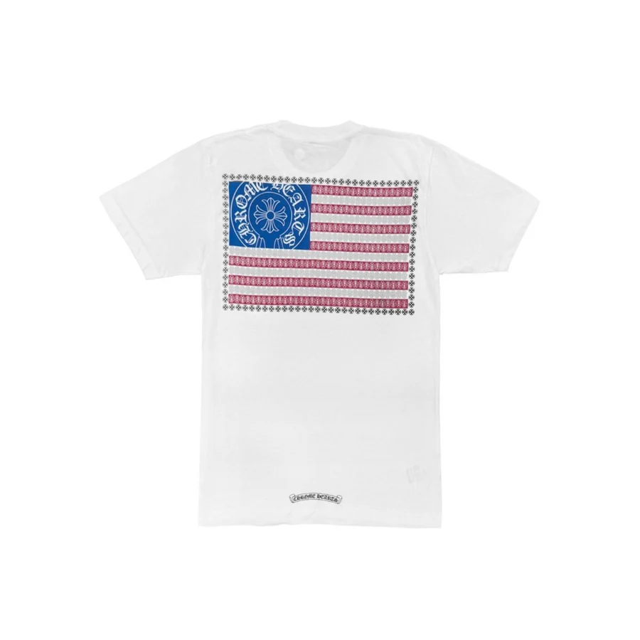 Chrome Hearts USA National Flag Horseshoe Shirt Chrome Hearts USA National Flag Horseshoe Shirt