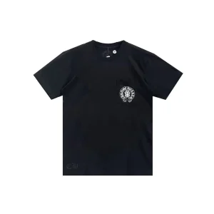 Chrome Hearts USA National Flag Horseshoe Shirt Black