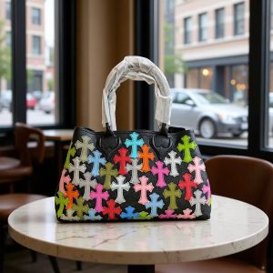 Chrome Hearts Multi-Cross Leather Patch Large Tote Bag