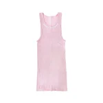 Chrome Hearts Pink Rib Tank Top