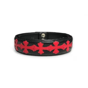 Red Chrome Hearts Belt​