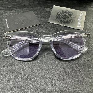 Chrome Hearts Clear Frame Sunglasses