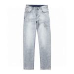Chrome Hearts Denim Jeans Light Blue